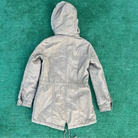 Tan Parka Jacket Women's size S - Picture 9 of 10